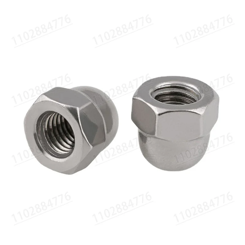 1-20pcs M3 M4 M5 M6 M8 M10 M12 M14 M24 304/316 Stainless Steel Hex Cap Nuts Ball-Head Nuts Decorative Caps and Domed Cap Nuts