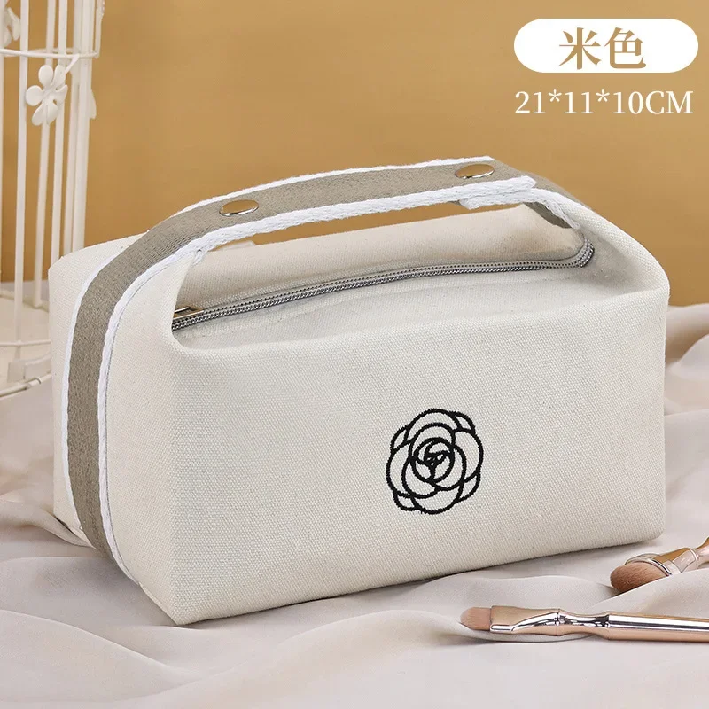 New Women\'s Portable Large Capacity Women\'s Simple Cosmetics Storage Bag Makeup Bag Washing Bag Travel Bag