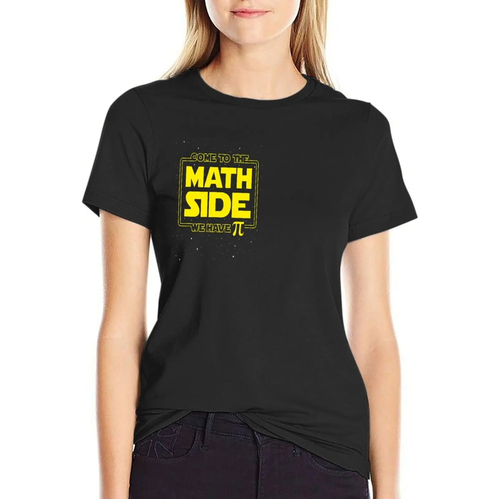 Pi day come to the math side we have pi gift T-Shirt customs design your own tees heavyweights t shirts for Womens