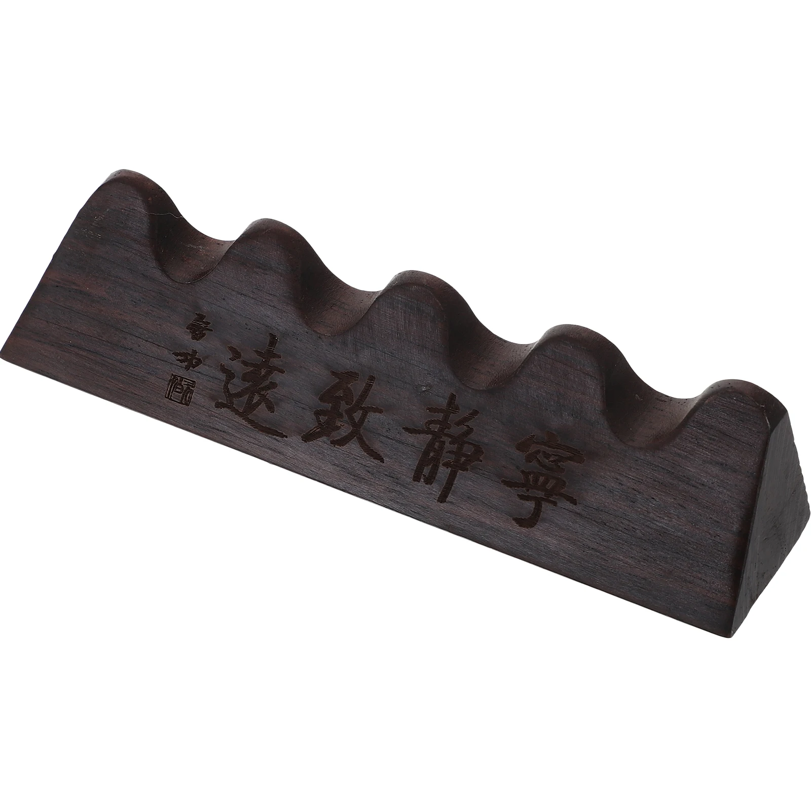 

Creative Chinese Style Wooden Brush Pen Holder Calligraphy Brush Rest Detachable Brush Stand For Home Office Desk Pen Holder