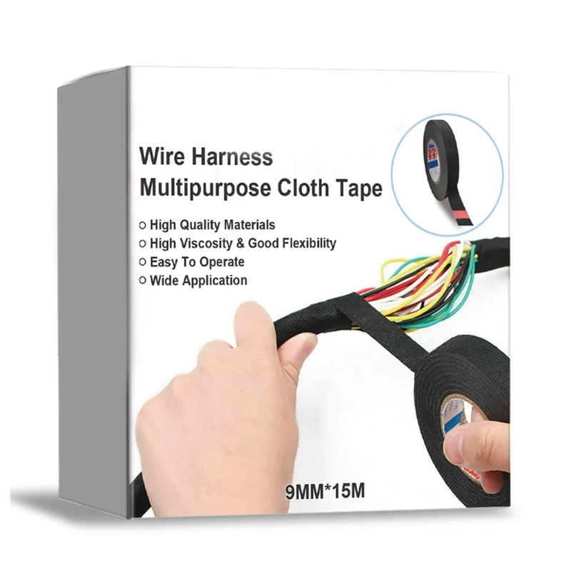전선용 자체 접착 천 테이프 절연 테이프 와이어 수리 랩