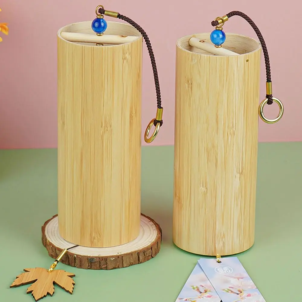 Natural Sound Bamboo Wind Chimes Maple Leaf Figure Four Seasons Wind Bell Wind Blows Pendant Wind Chimes Home Decoration