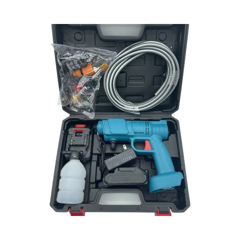 

Lithium Battery Car Wash Water Gun Car Electric Car Wash Water Gun Wireless Charging Household High-Pressure Water Gun