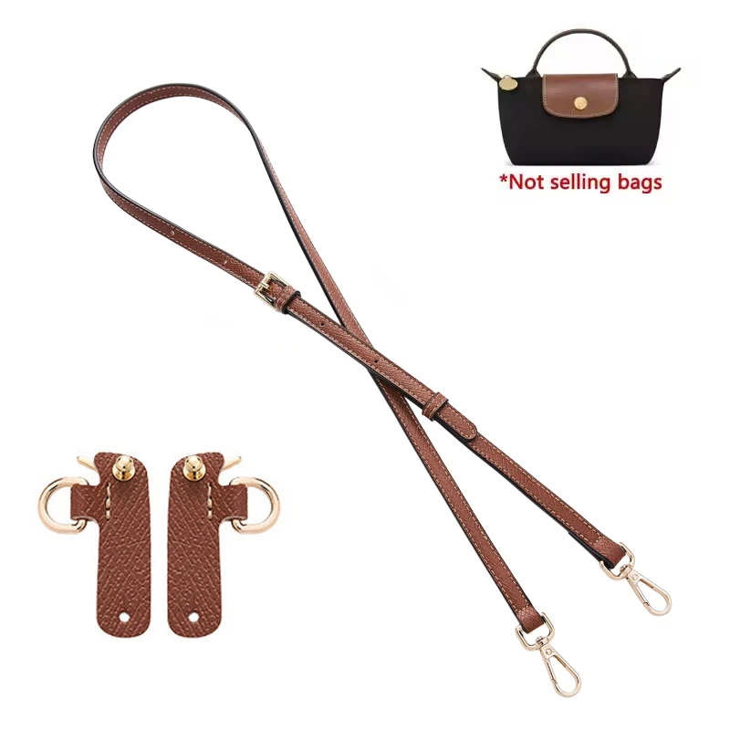 

Комплект кожаных ремней для мини-сумок, подходит для Longchamp Mini Pouch, регулируемый ремень через плечо, аксессуары для маленьких сумок (сумка в комплект не входит)