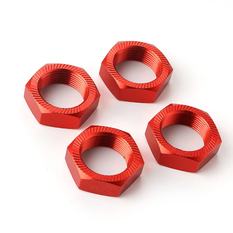 RCGOFOLLOW 4PCS 24MM Aluminium Alloy Coupler Nut For ARRMA 1/5 RC Crawler KRATON & OUTCAST 8S Car Upgrade Parts Accessories