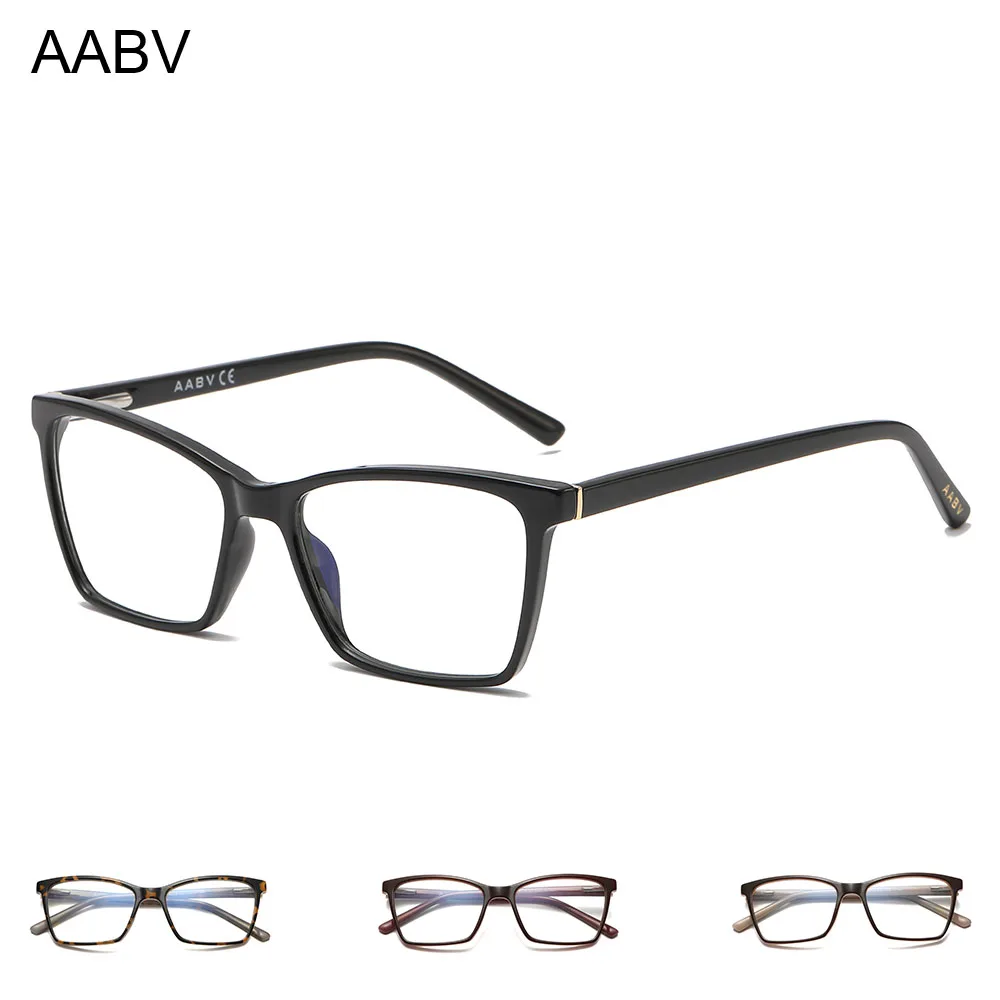 AABV Computer Blue Light Glasses Cat Eye Fake Transparent Optical lenses for Women Clear Eyeglasses 8019