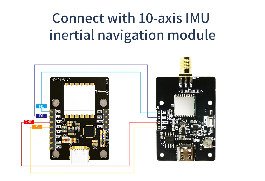 Yahboom GPS-Modul-Empfänger mit Antenne, hohe Empfindlichkeit, Navigation, Satellitenpositionierung für Drohnen, ROS-Roboter, Elektronik-Kit – Detail 15