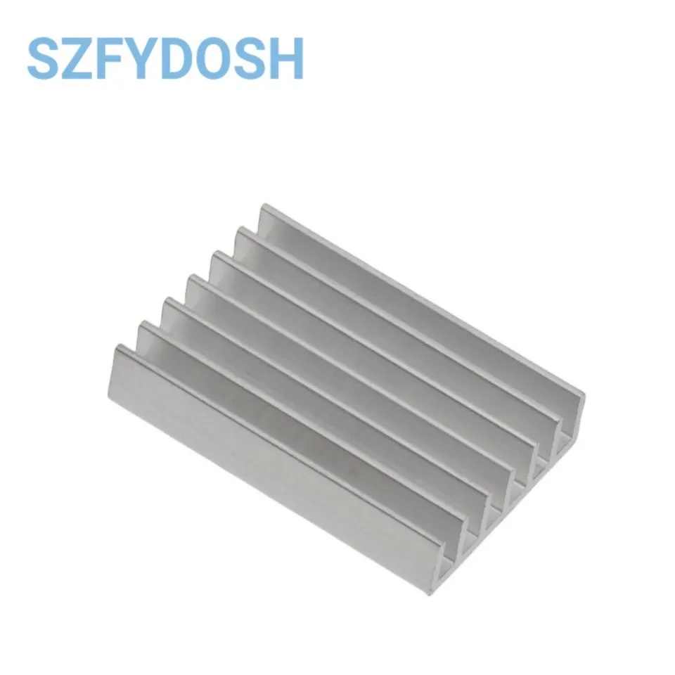 10PCS Heatsink Radiator Cooler Radiator 30x20x6MM High Quality Silver Slot Heat Sink 