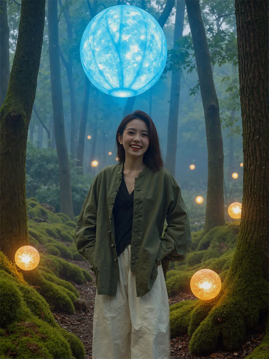 

Рубашки с длинным рукавом, женские льняные блузки с восточным воротником, минималистичные универсальные свободные фонарики-стойки, шикарные классические