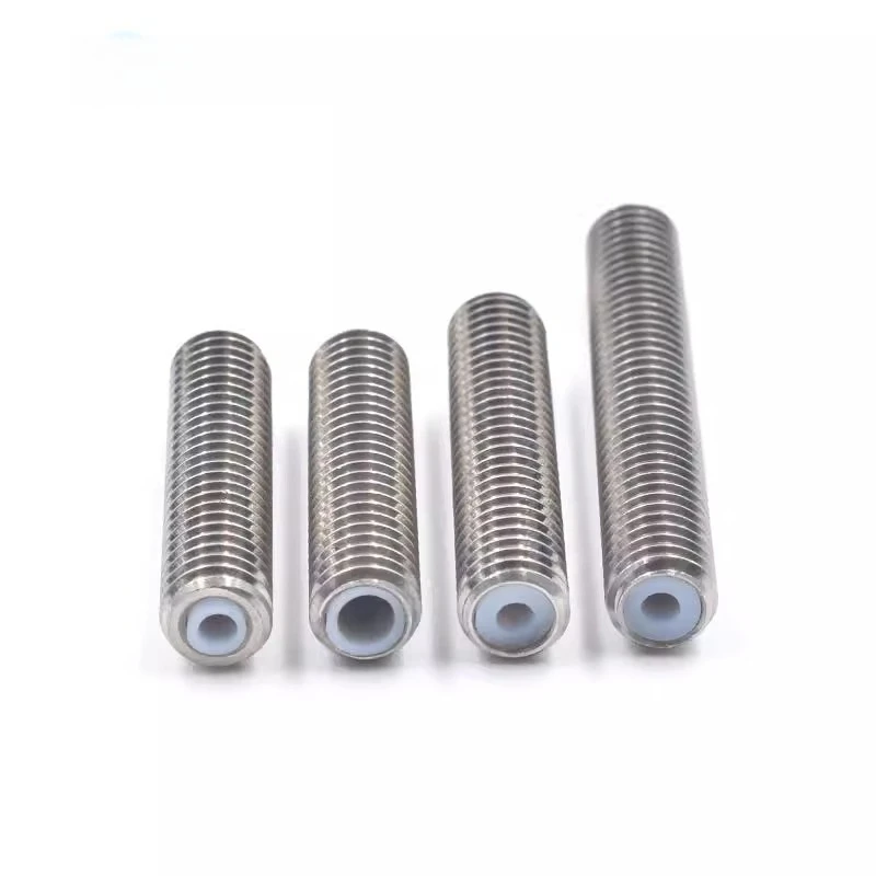 5pcs 3D Printer Stainless Steel Insulated Hose M6 26/30/40mm/1.75mm MK8 Full Thread, Makerbot Nozzle