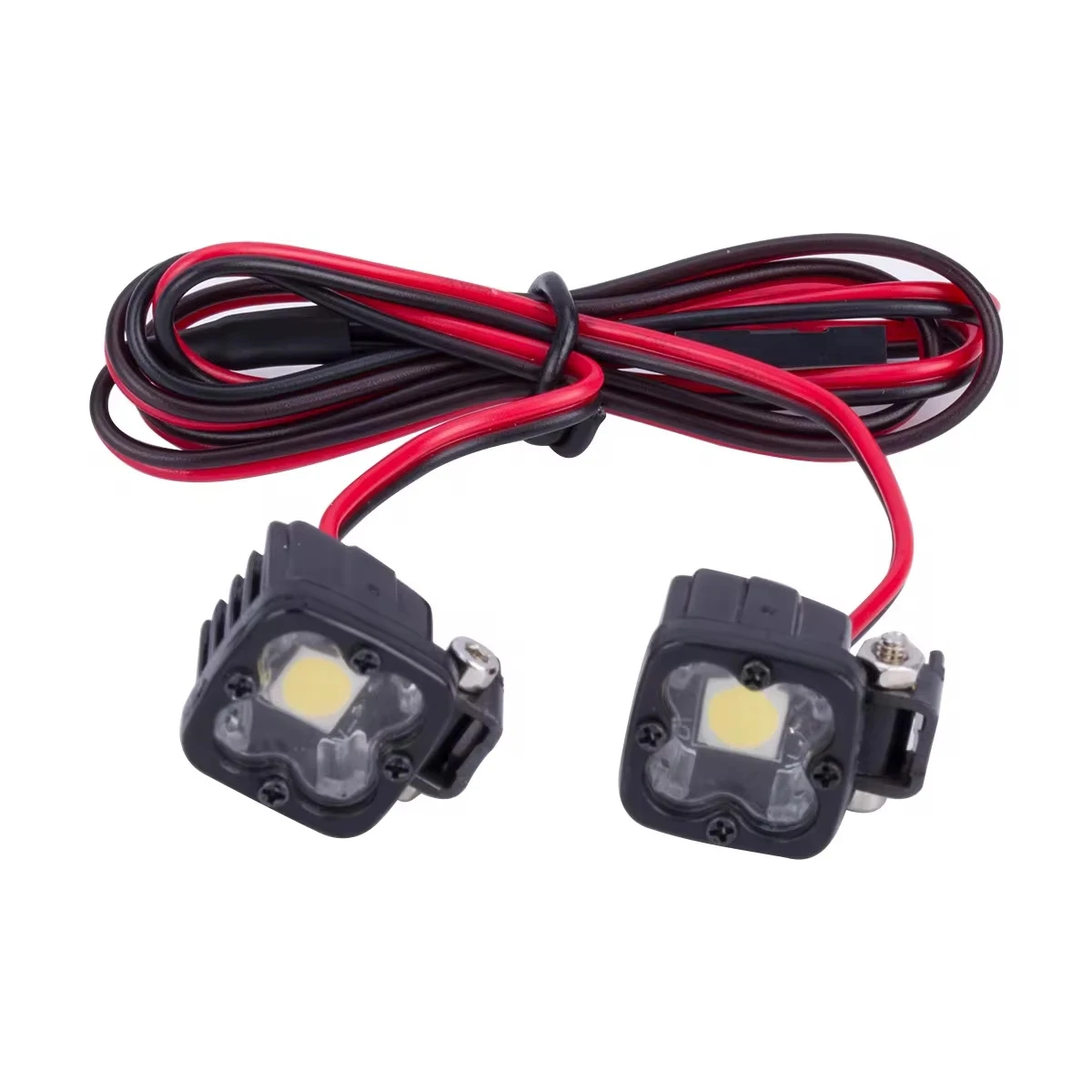 RC Auto Quadratische Helle LED-Oberlichter Scheinwerfer Spotlight für 1/8 1/10 RC Crawler Axial SCX10 III CJ7 Wraith Simulation DIY Teile