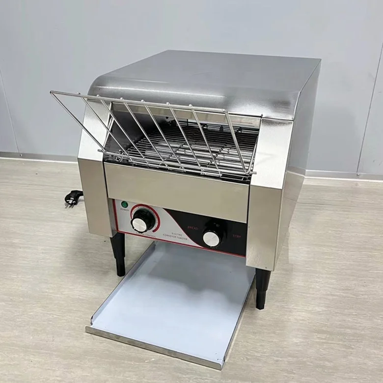 Commercial vertical quick conveyor toaster/electric belt conveyor bread toaster for breakfast