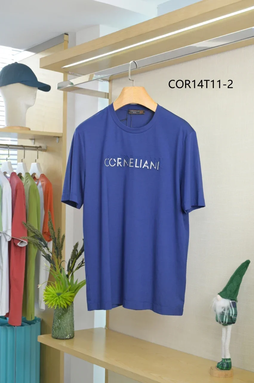 BILLIONAIRE BLSK CPRT T-Shirt Cotton men 2025 New Casual breathable Straight printing short sleeve thin comfort Big size M-4XL