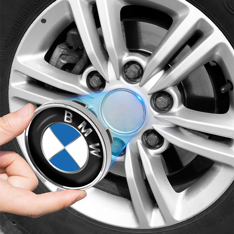 4pcs Car Wheel Center Hub Cap Sticker Auto Tire Emblem Badge Decal For BMW Performance X3 X5 X1 X2 X4 X6 X7 E28 E30 E34 E53 E61