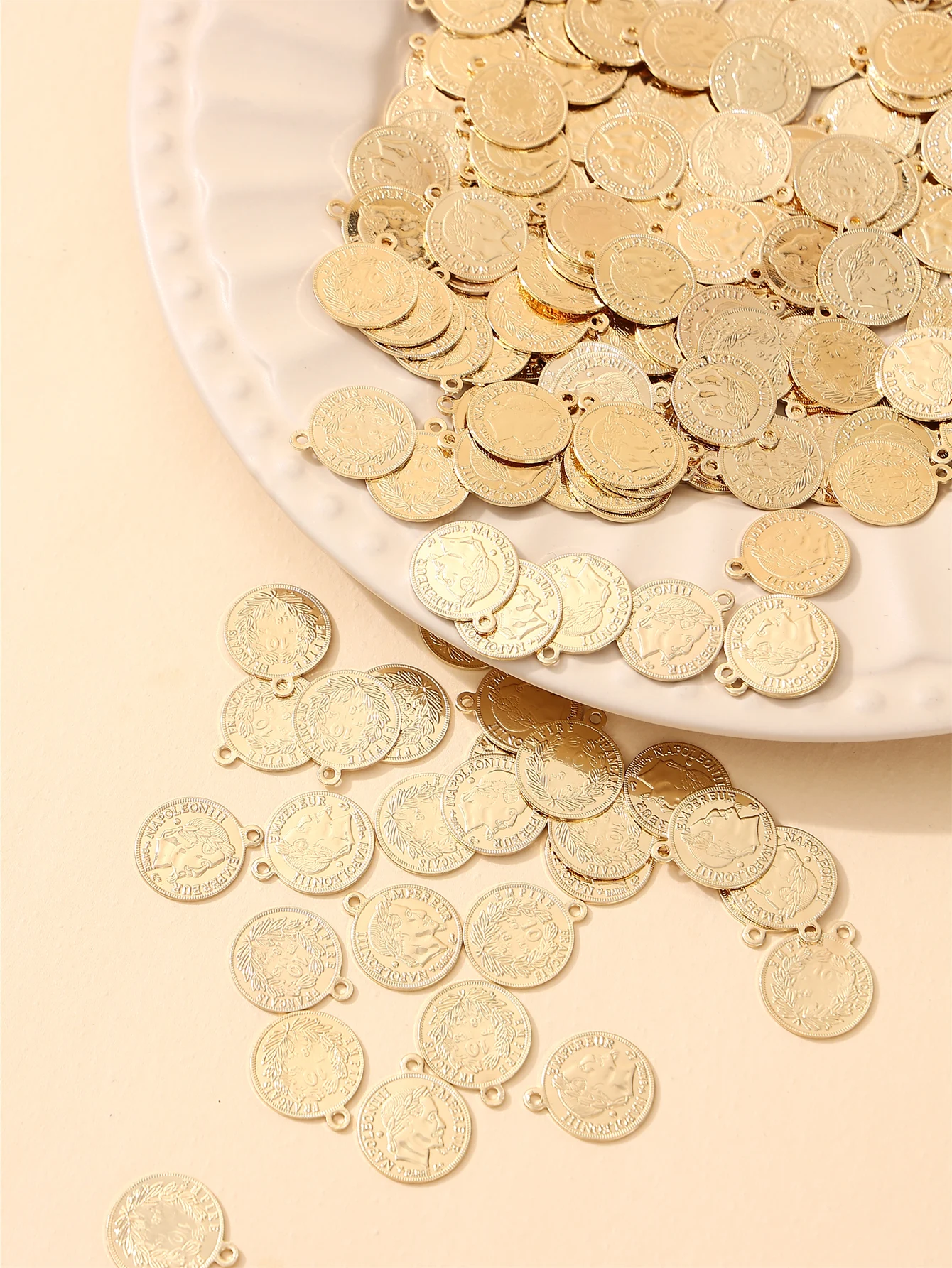 100 قطعة من إكسسوارات سبائك DIY للنساء مطابقة مجانية لصنع أساور وقلائد وأحزمة لحفلات الزفاف #2