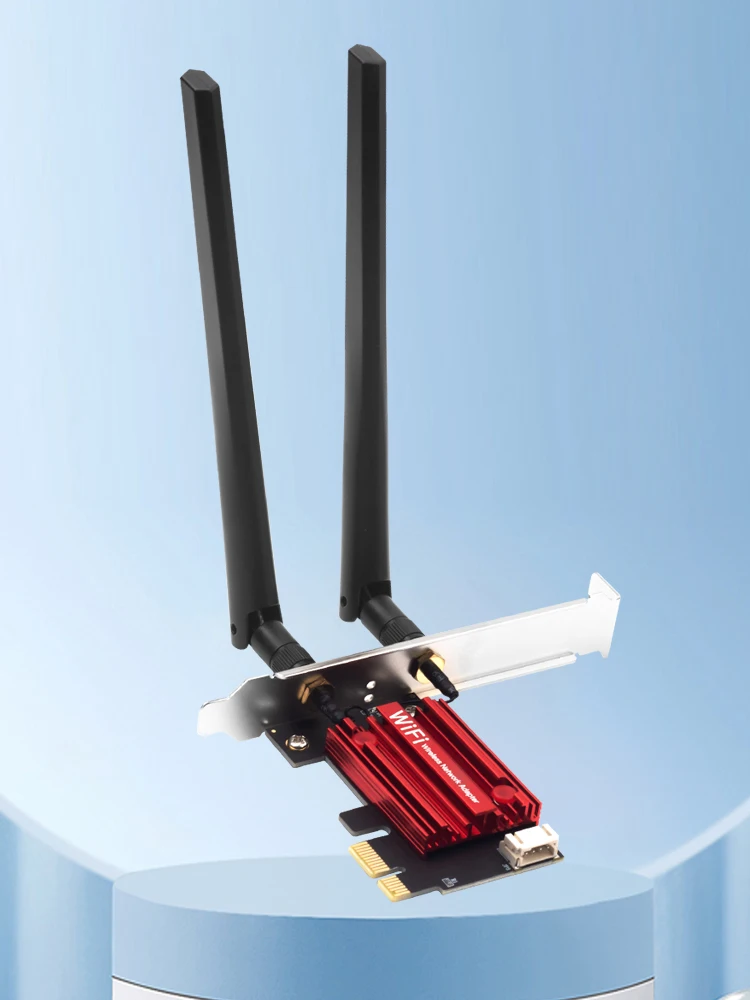 FENVI WiFi 5 PCI-E draadloze adapter AC1200 netwerkkaart Dual Band 2,4 G / 5 GHz 802.11AC voor Bluetooth 4.0 Desktop Windows 7/8/10/11 - afbeelding 2