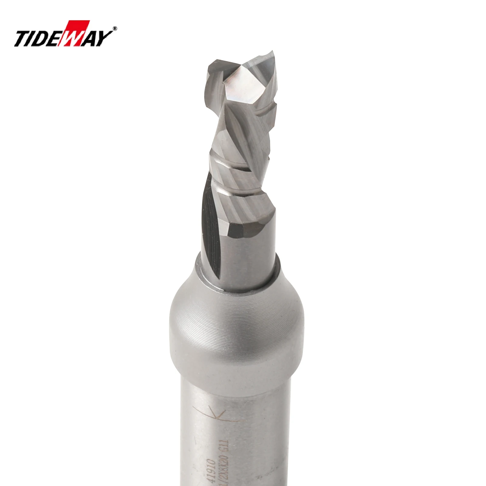 Imagem -06 - Tideway-composto Espiral Router Bit Faca de Corte de Folheado Duplo Máquina de Gravura Ferramenta de Corte de Madeira 127 mm Pcs