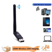 150Mbps Mini USB WiFi Adapter 2.4GHz Wireless Network Card 802.11 b /g/n WiFi Receiver LAN Dongle For Set Top Box RTL8188