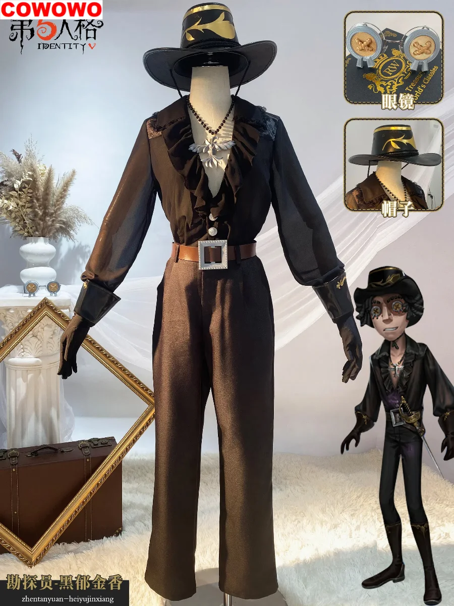 

Identity V Norton Campbell Prospector Black Tulips Cosplay Costume Cos Game Anime Party Uniform Hallowen Play Role Clothes