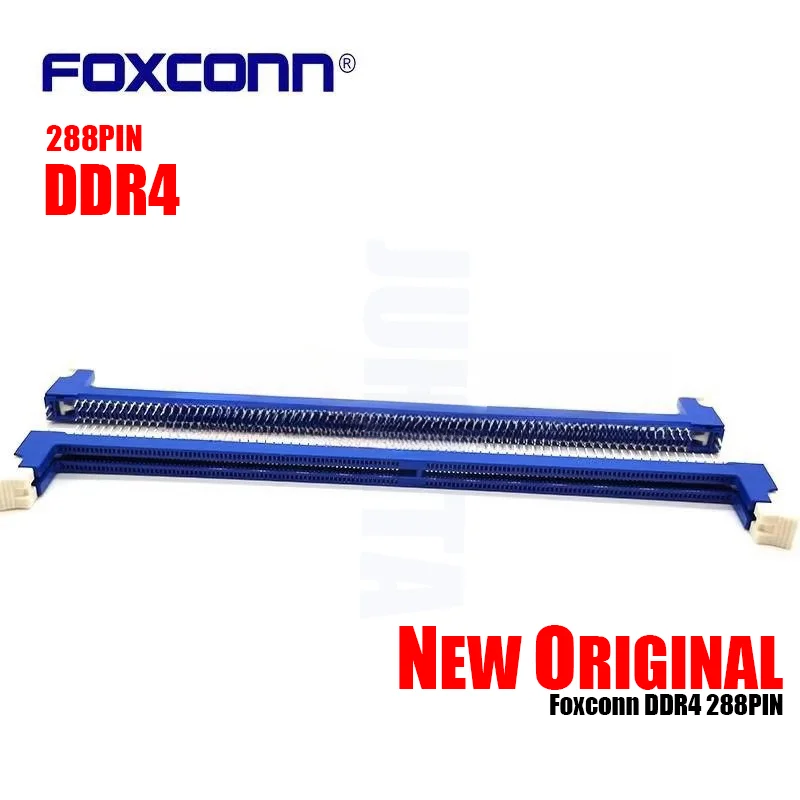 

288PIN DDR4 Foxconn DDR4 288PIN разъем памяти DIP синий разъем оригинальный настольный компьютер ремонт материнской платы замена разъема