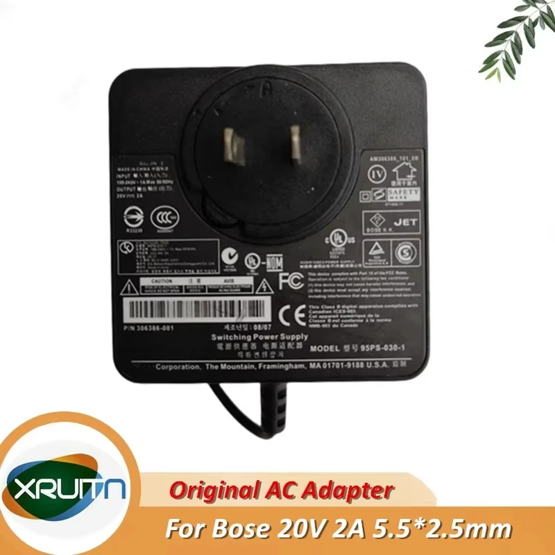 Genuine For BOSE Sounddock Digital Music System Portable Switching Power Supply PSM41R-200 PSM40R-200 AC Adapter Charger 20V 2A