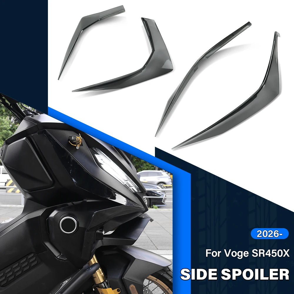 Motorcycle Side Air Deflector Side Spoilers Wing Deflector Leg Fairing Wind Deflectors For Voge SR450X SR 450X 2026- Accessories