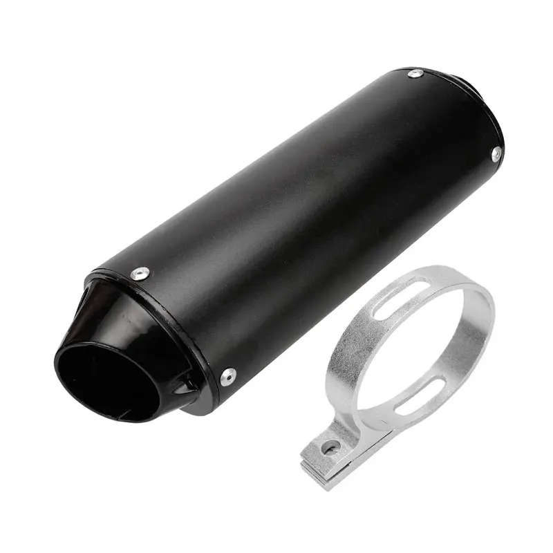 Motorcycle Exhaust Muffler 28mm / 32mm / 38mm Exhaust Pipe Tail Section Silencing System For Dirt Pitbike Atv