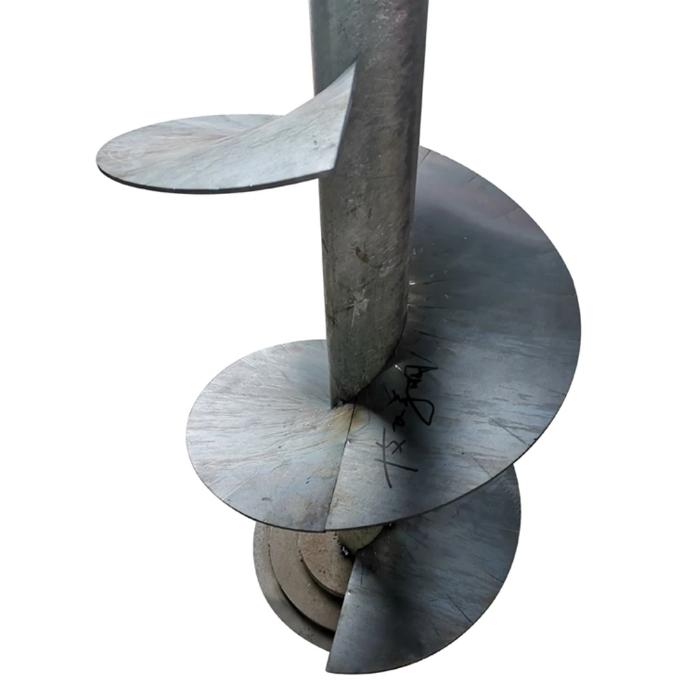 Custom Welded blades Screw Flight Spiral Auger Blade Carbon Stainless Steel For Screw Conveyor Industrial Conveying Spare Parts