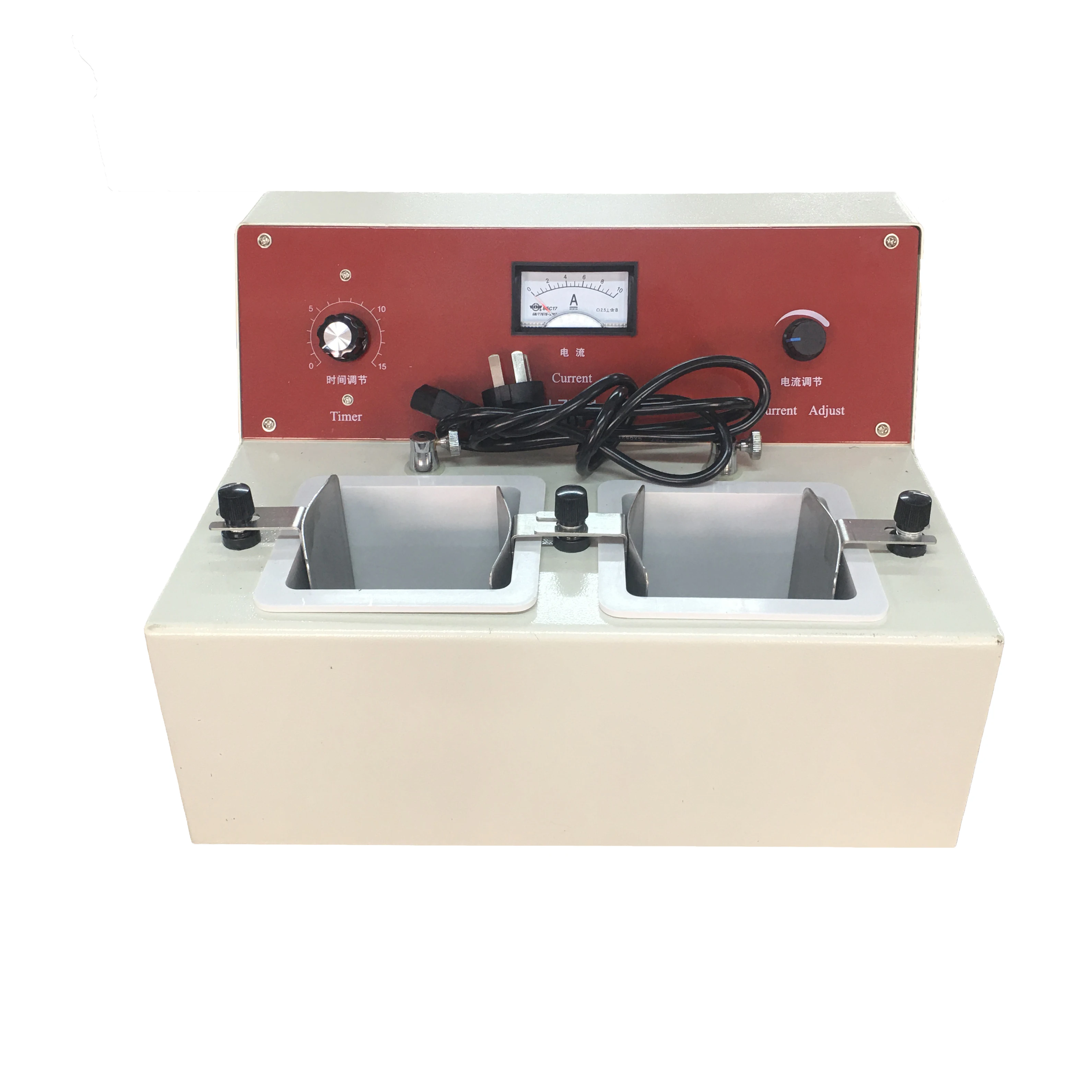 Double-groove Dental lab Polishing Unit Dental Electrolytic Polisher Machine