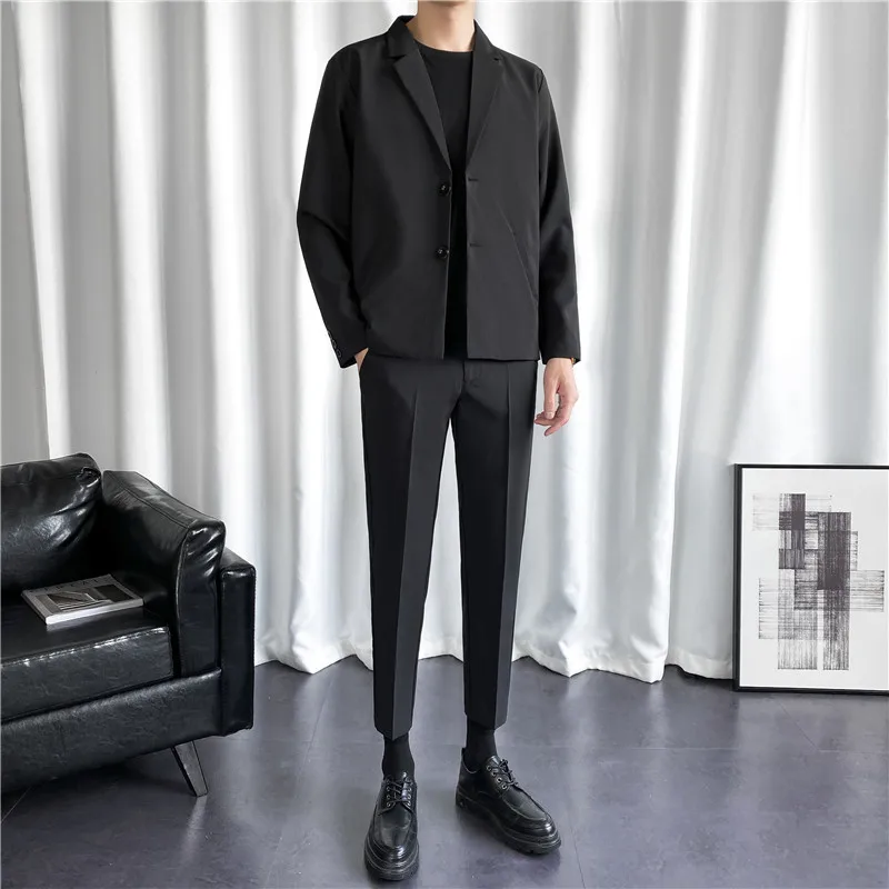 S824 autumn large size suit groom best man suit casual loose jacket