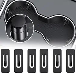 Car Cup Holder Limiter Fixing Clip Self-adhesive Universal Auto Water Cup Slot Limit Pad Car Bottle Console Slot Slip Limiter