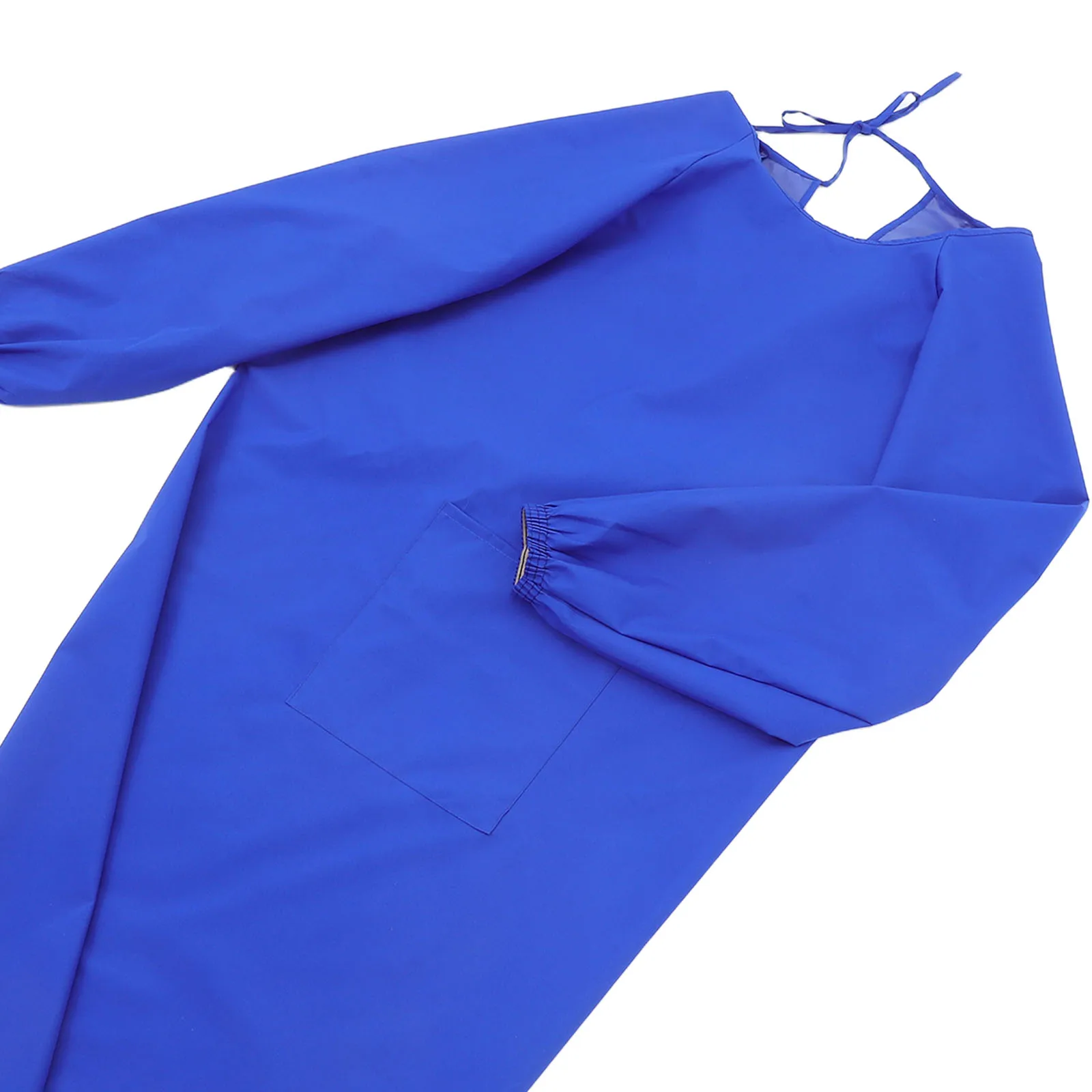 Camisa con espalda inversa, monos impermeables y a prueba de aceite, lona de trabajo, bata de manga larga, delantal para mujer, lona de cocina