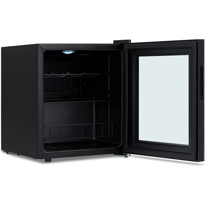 Newair 16 Bottle Wine Cooler Refrigerator | Shadow Series | Freestanding Mirrored Wine and Beverage Fridge