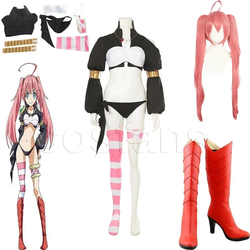 

Silme Milim Cosplay Costume That Time I Got Reincarnated as a Slime Anime Halloween Cosplay Costume Tensei shitara Slime Datta