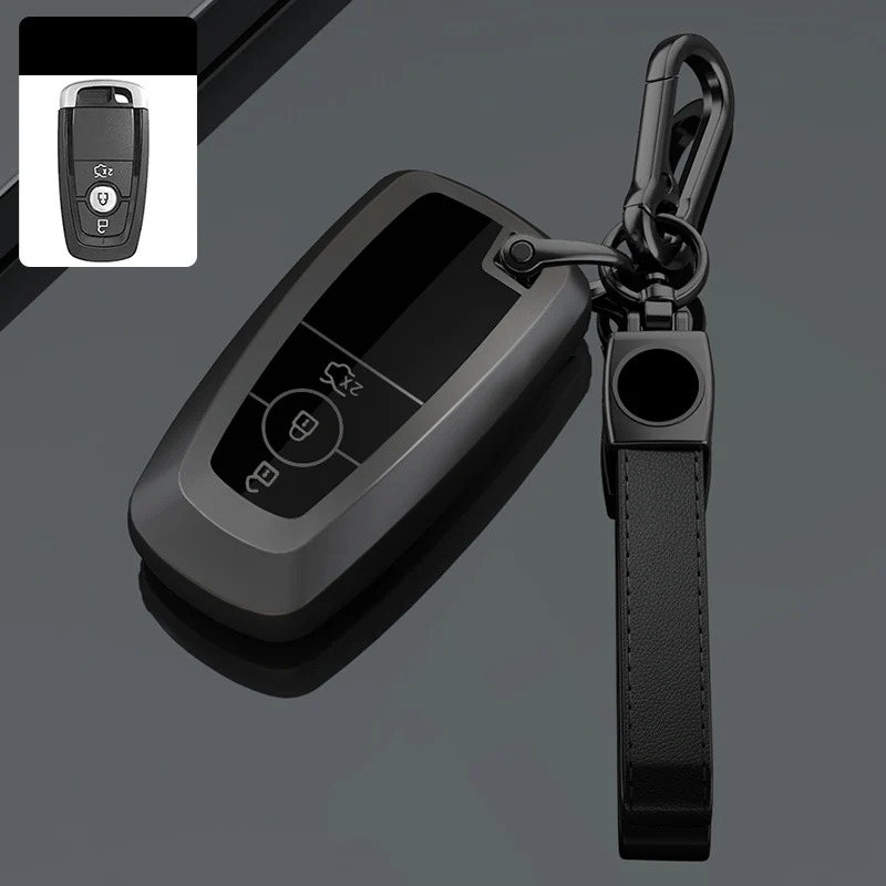 3/4 Button TPU Car Key Case Full Cover For Ford Fusion Mustang Explorer F150 F250 F350 EcoSport Edge S-MAX Ranger Lincoln Mondeo