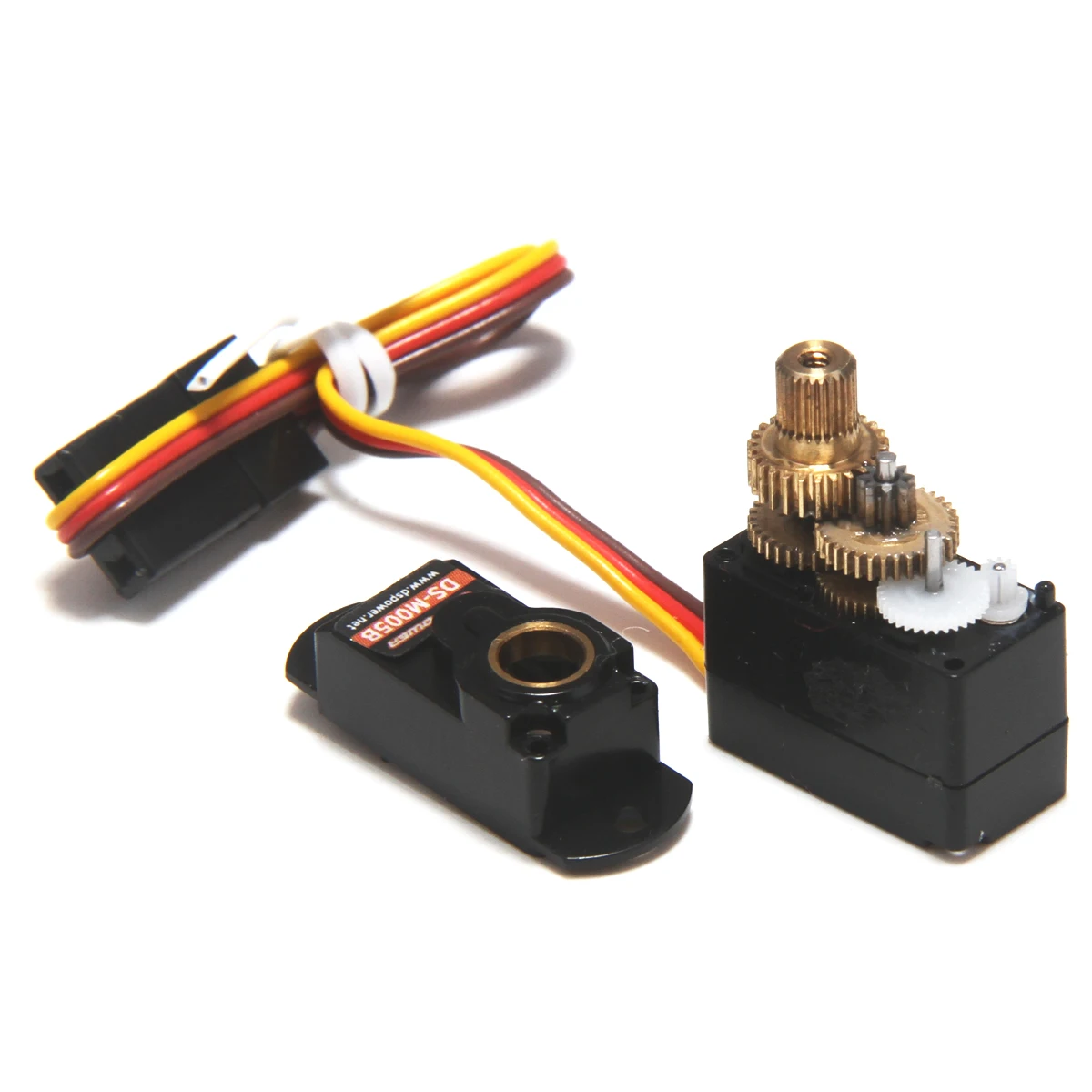 Dspower 2g metal engrenagem mini servo digital jr 3 cabo para rc micro carro avião de asa fixa helicóptero avião barco duto robô brinquedo