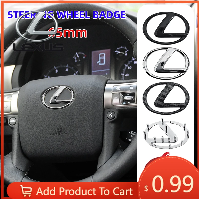 

Наклейки для интерьера, 3D-логотип на руль, сменная эмблема для Lexus ES240 ES250 ES350 IS250 IS300 RX270 GS NX300 RX300 RX350 RX