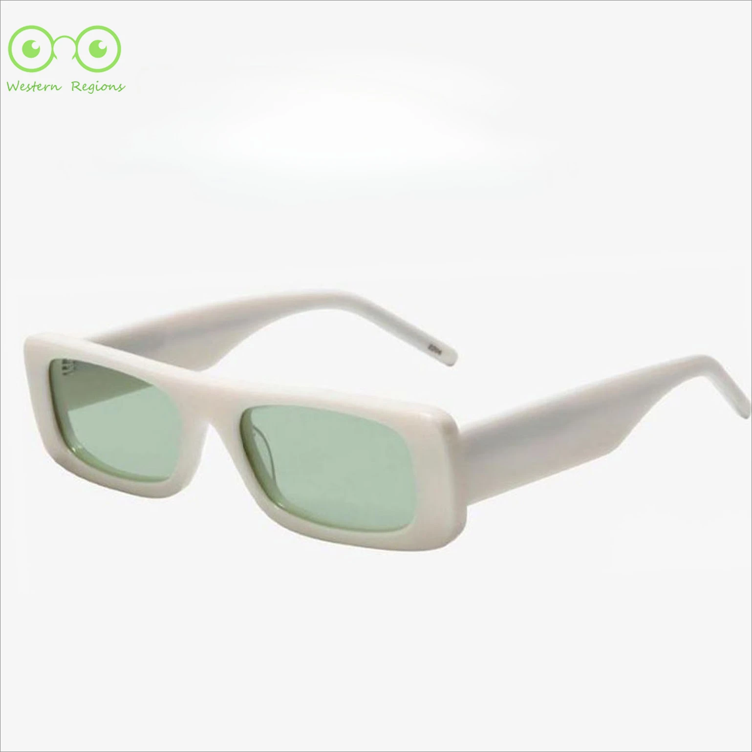 نظارات شمسية عصرية بإطار مربع على شكل نجمة مصنوعة يدويًا بتصميم أنيق للرجال نظارات شمسية للنساء UV400 بأرجل سميكة مستقطبة للنساء