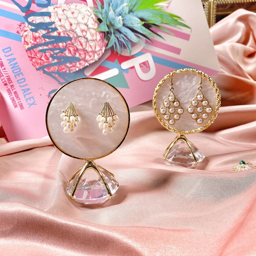 

1pc Earring Display Stand Ear-Studs Jewelry Rack Shop Window Holder Organizer Jewelry Display Holder Photo Props Decorative