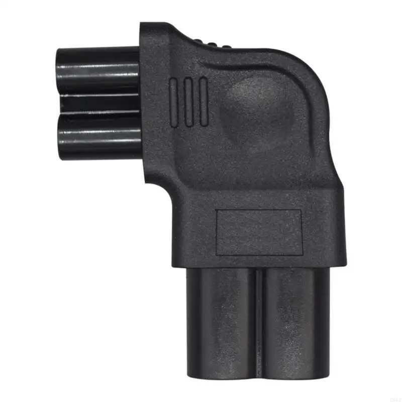 E65E C6 to C5 Power Conversion Plug, IEC320 C5 to C6 Plum Blossom Male to C5 Female Power Adapter Connector