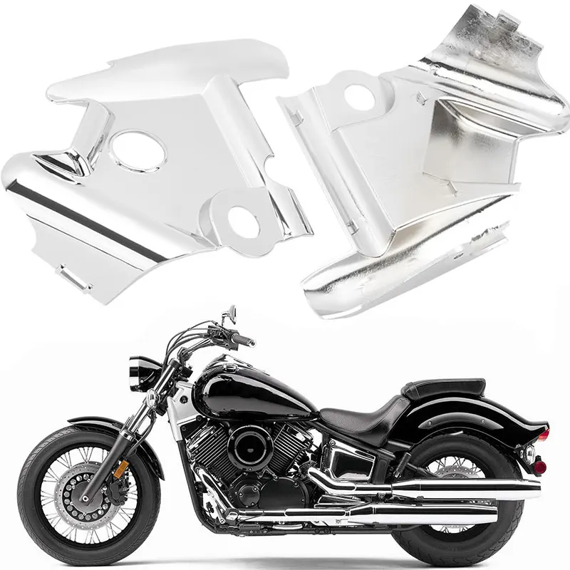 

Motorcycle Accessories Front Frame Side Cowl Wire Chrome Neck Cover ABS Plastic For Yamaha Vstar Xvs1100 1100 1999-2011