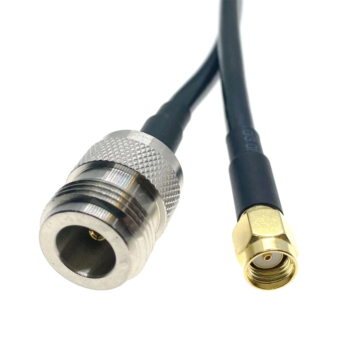 N Female jack to RP-SMA Male Plug Adapter RG58 RF Coaxial Cable 50 Ohm for Video Camera System Extension Pigtail