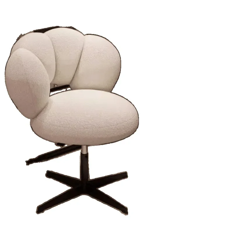 كرسي مكياج قابل للدوران بالرياح الكريمية، كرسي مكياج ممتاز لغرفة النوم، كرسي المشاهير على الإنترنت #1