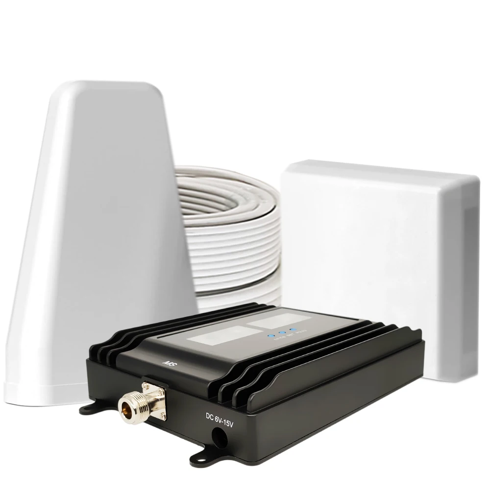 Newest   App-Controlled Full Kit 5G Repeater LTE 4G Amplifier 800/900/1800/2100Mhz Four Bands 4G Signal Booster GSM 72dB Gain