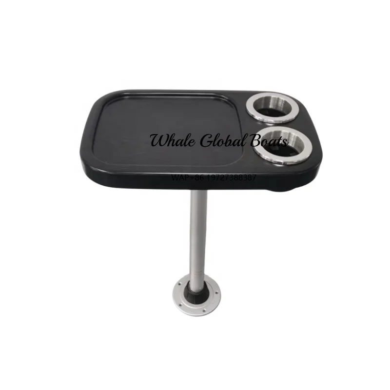 

Simple ABS Rotating Balcony Table Surface RV Tea Table Marine Accessories
