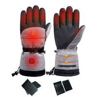 Electric Heated Gloves for Women Men Freezer Work, Touching Screen Winter Hand Warmer Gloves for Skiing Cycling Hunting