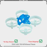 LDARC TINY 6XS 7XS KIT 65mm/75mm Wheelbase Brushed Frame for 716/820 Motor FPV Racing Drone RC Quadcopter Parts