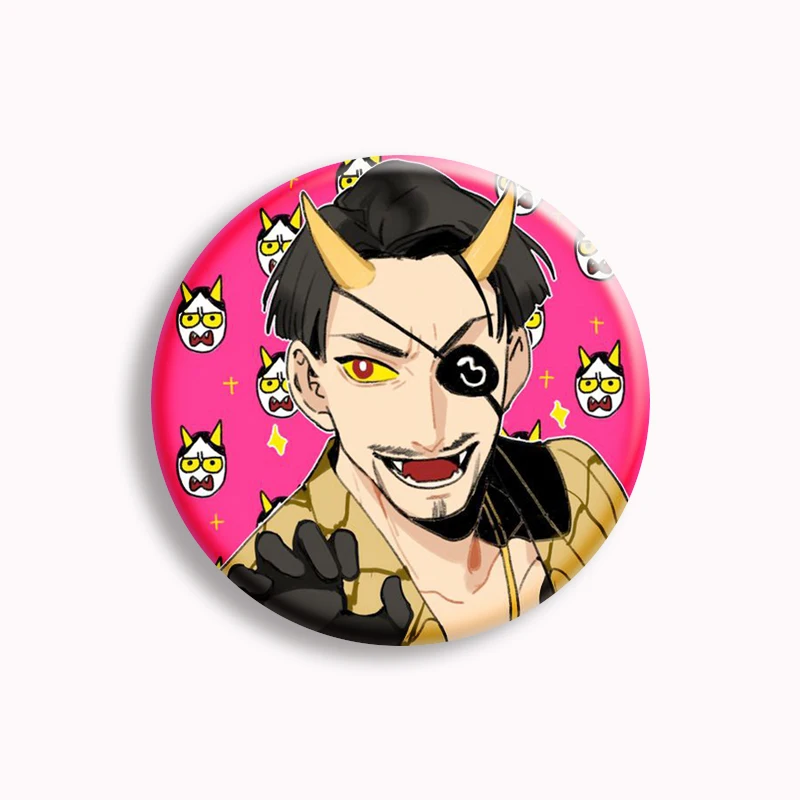 Yakuza Goro Majima Cartoon Soft Button Pin Majima Construction Vintage Brooch Badge Backpack Decor Gamer Collect Friends Gifts