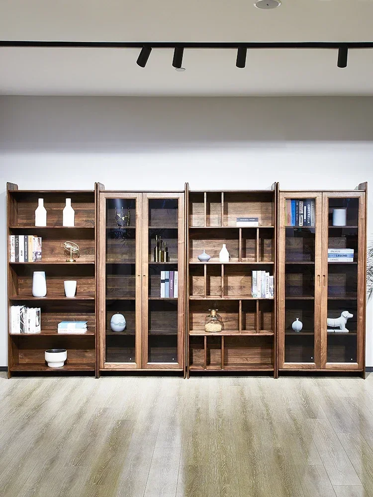 

Комбинированный напольный стеллаж TAO из массива дерева для гостиной