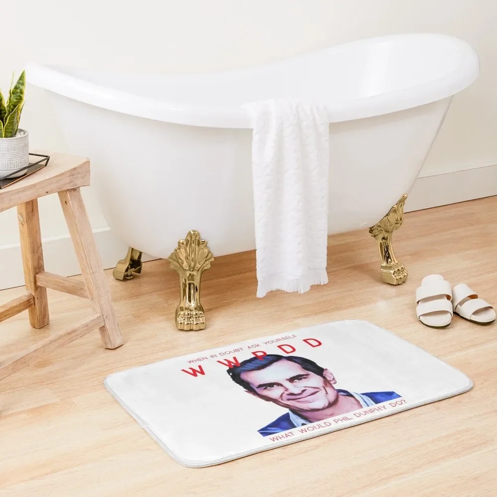 

What Would Phil Dunphy Do Bath Mat Entrance Doormat Non-Slip Shower Mat